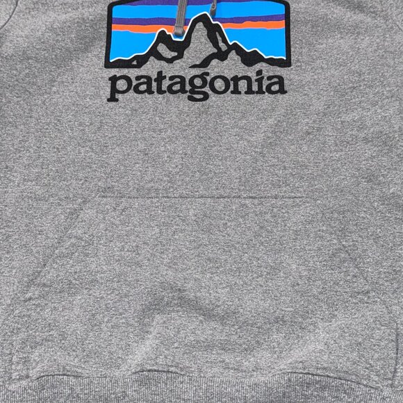 Patagonia Fitz Roy Horizons Uprisal Hoody Outdoors Comfy Regular Fit Grey (SZ M) - Picture 3 of 11